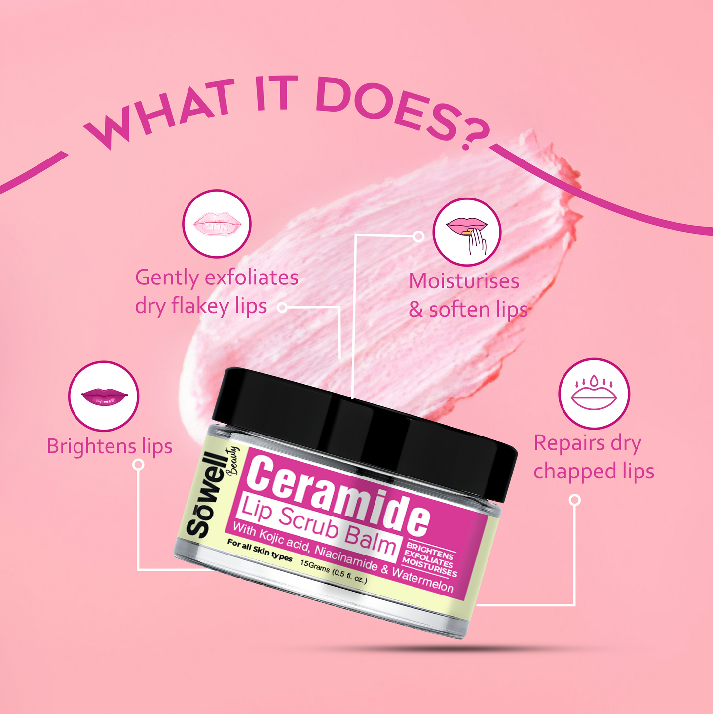 Ceramide Lip Scrub Balm