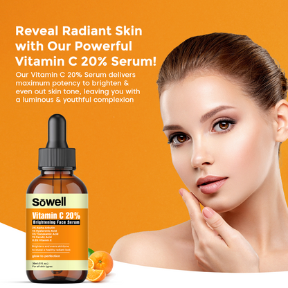 Vitamin C 20% Brightening Face Serum 30ml