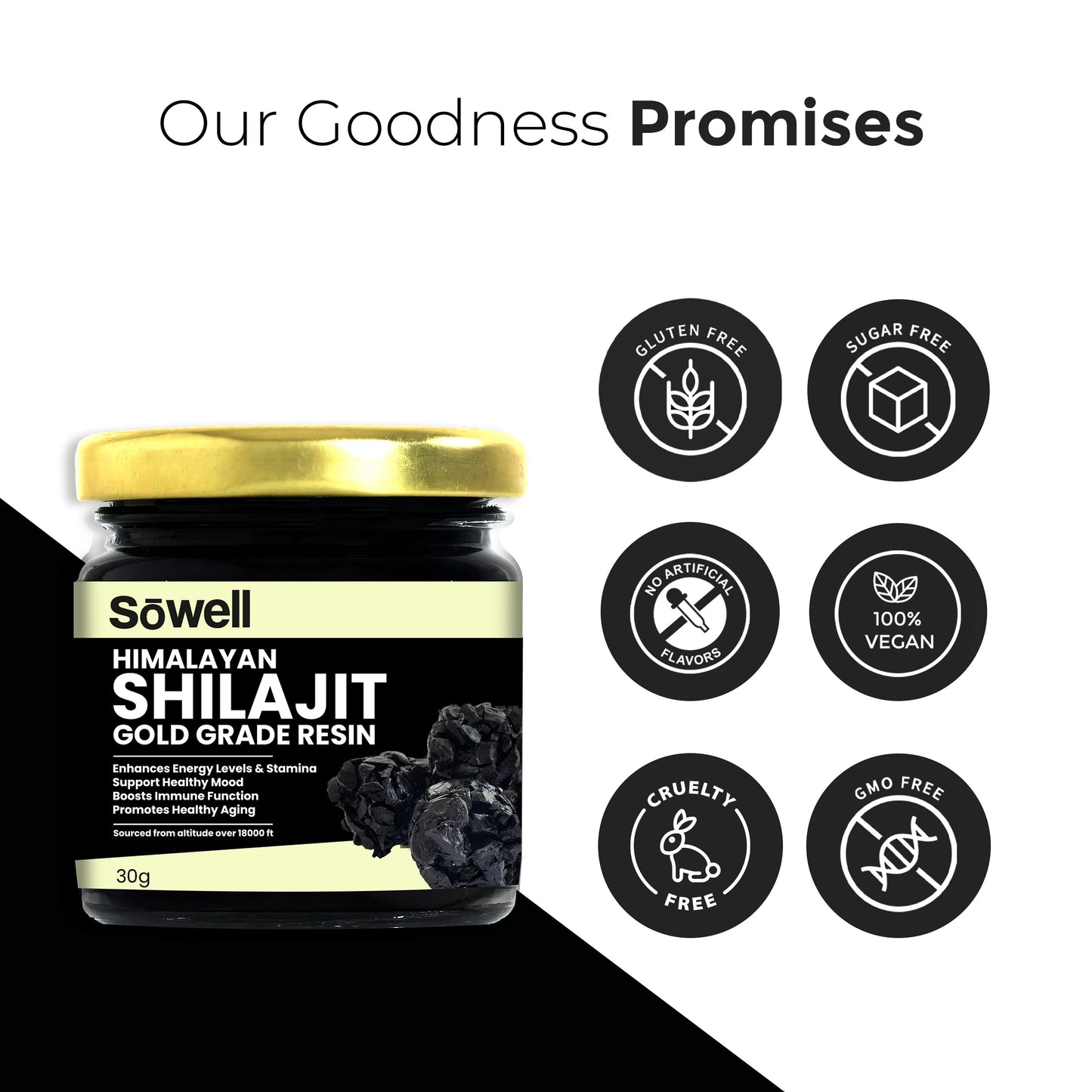 Himalayan Shilajit Gold Grade Resin 30g