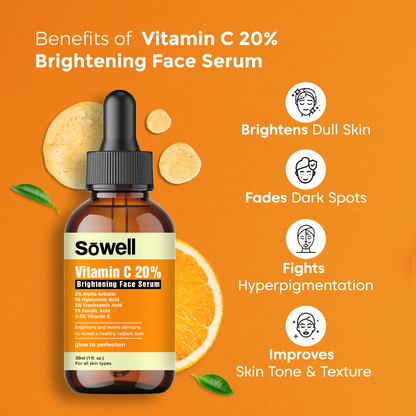 Vitamin C 20% Brightening Face Serum 30ml