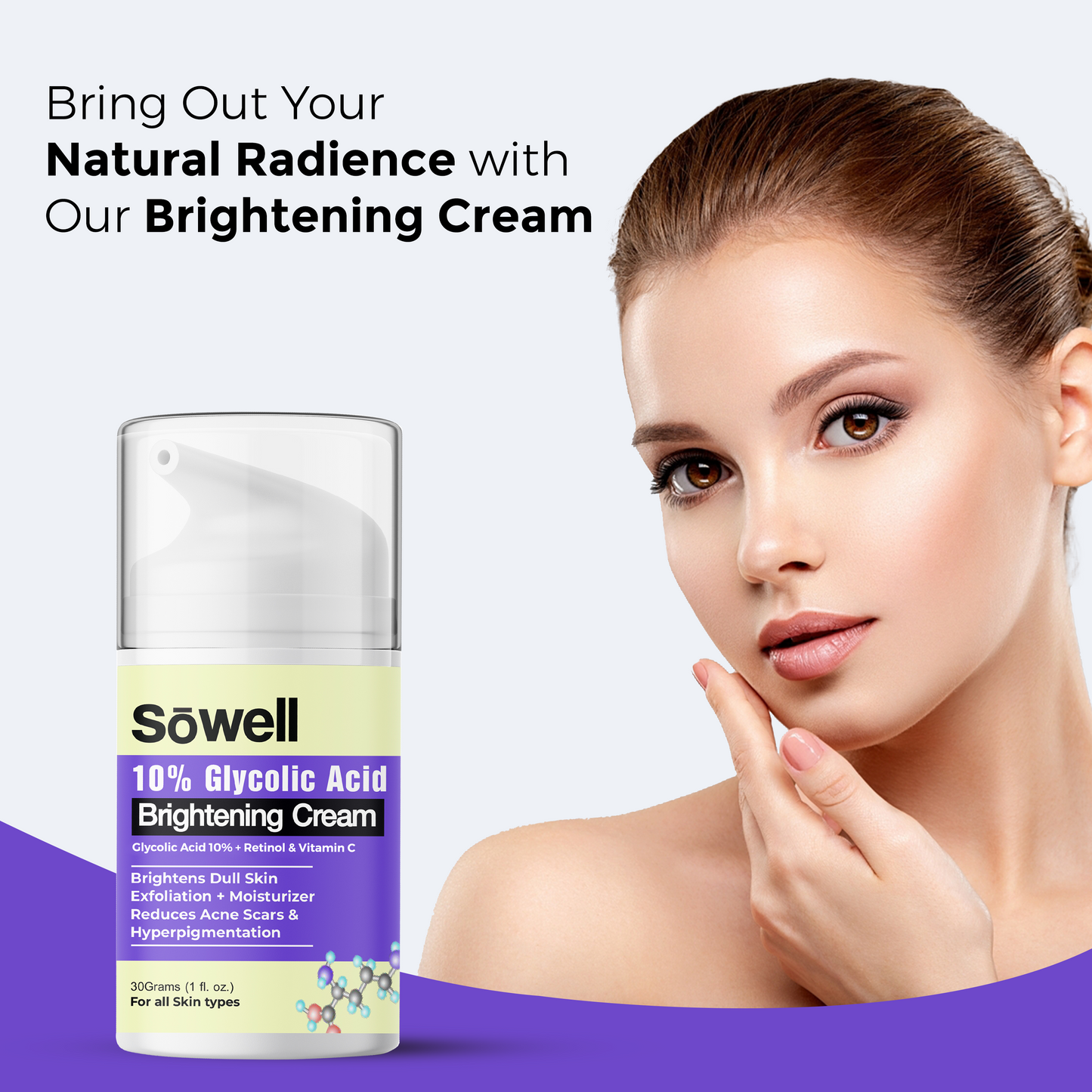 Glycolic Acid Brightening Cream 10%