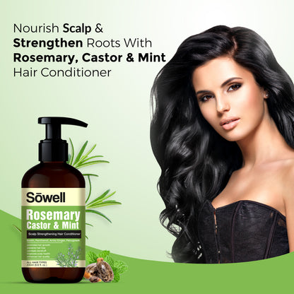 Rosemary Castor Mint Scalp Strengthening Hair Conditioner 200ml