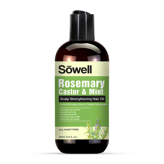 Rosemary Castor Mint Hair Oil 200ml