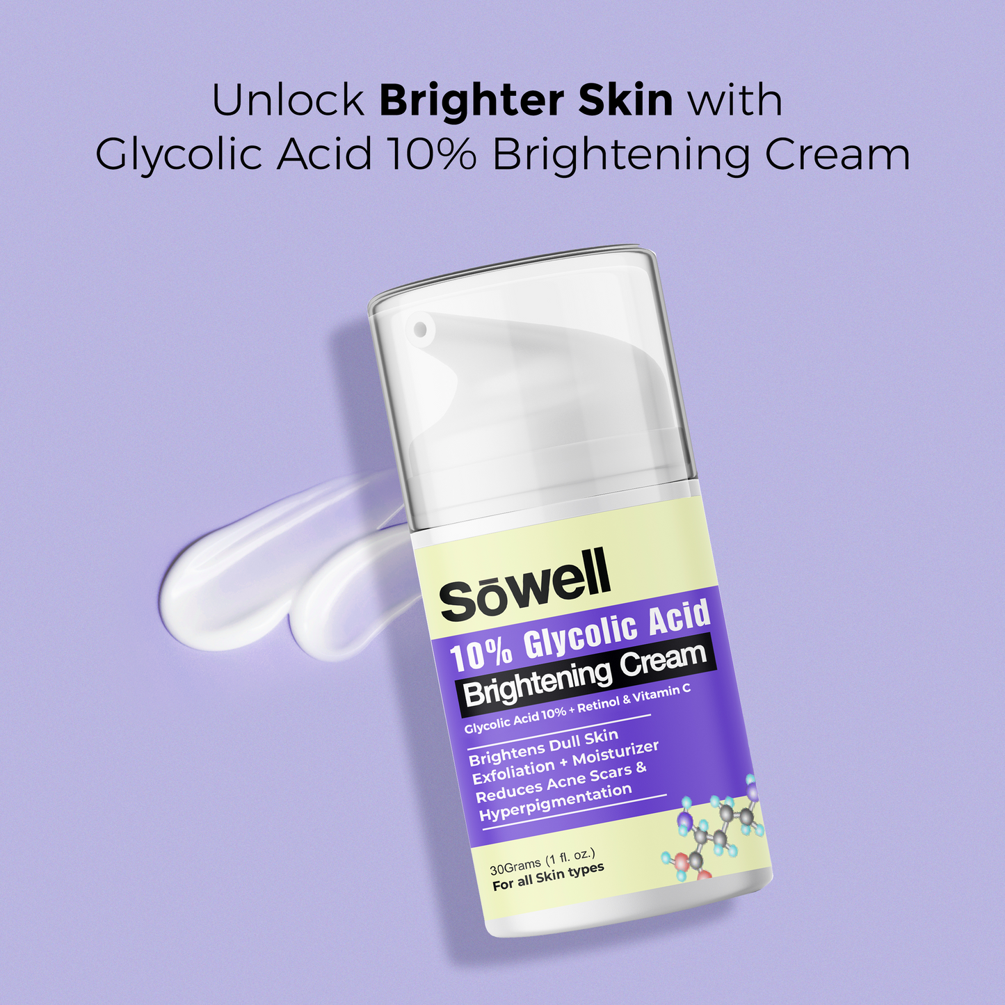 Glycolic Acid Brightening Cream 10%